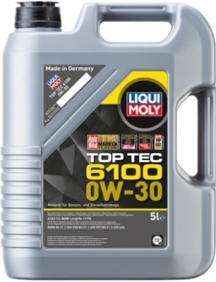 Top Tec 6100 0W-30 motorolie – 5 liter