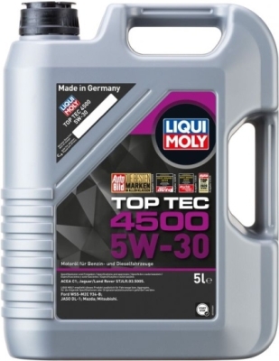 Top Tec 4500 5W-30 motorolie – 5 liter