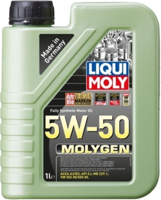 Molygen 5W-50 motorolie – 1 liter