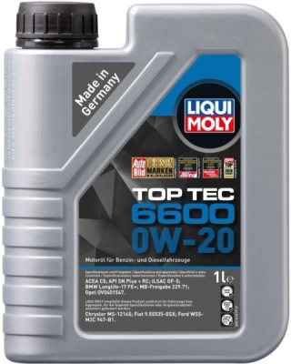 Top Tec 6600 SP 0W-20 motorolie – 1 liter