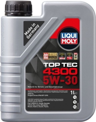 Top Tec 4300 5W-30 motorolie – 1 liter