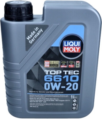 0W-20 motorolie 1 liter – ACEA C5 og API SP