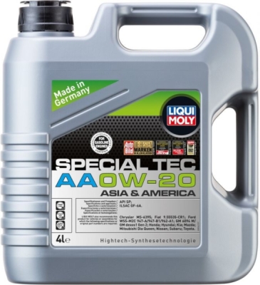 Special Tec AA 0W-20 motorolie – 4 liter