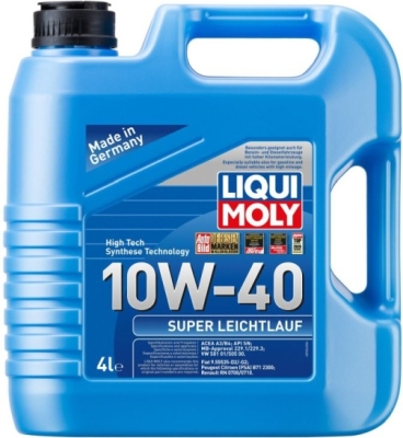 Super Letløbsmotorolie 10W-40 – 4 liter
