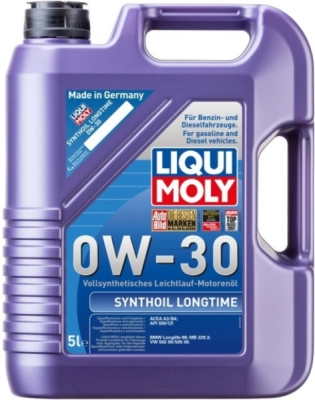 Synthoil Longtime 0W-30 motorolie – 5 liter