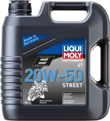 Motorbike Street 4T motorolie 20W-50 – 4 liter