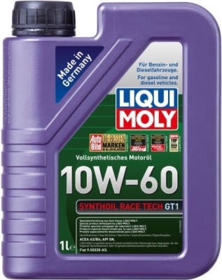 Liqui Moly Synthoil Race Tech GT1 10W-60 motorolie – 1 liter