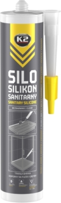 Transparent sanitetssilikone 300 ml