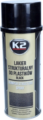 Sort strukturmaling til plastkofangere – 400 ml