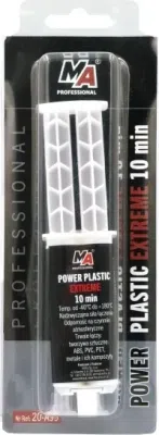 MA Professional Power Plastic Extreme konstruktionslim grå 25 ml inkl. blandespidser