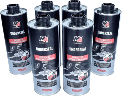 Sort undervognsbeskyttelse 1 liter – 6 stk. til prisen for 4