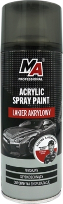MA Professional Akryllak Spray – Blank Sort 400 ml