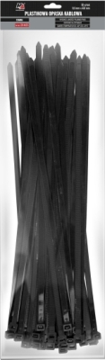 Sorte kabelstrips 9 x 450 mm – 50 stk.