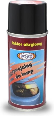 Sort akryllak til toning af lygter – 150 ml
