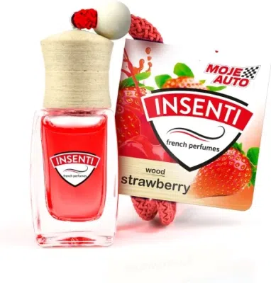 INSENTI Wood duftfrisker med jordbærduft – 8 ml