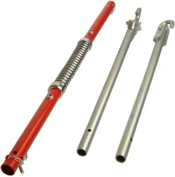 Sammenklappelig trækstang med støddæmper – 3 ton, 205 cm