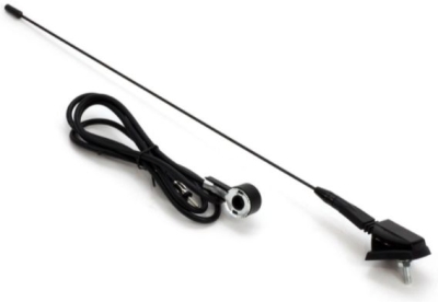 Bilantenne 41 cm med 5 mm adapter