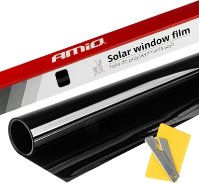 Sort toningsfilm til bilruder 75 x 300 cm – 5 % lysgennemgang