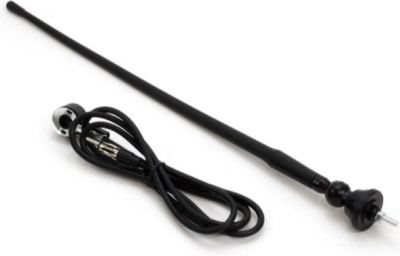 Bilantenne 34 cm med 5 mm adapter