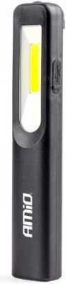 Genopladelig COB-lampe med 1200 mAh batteri