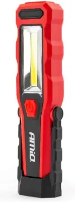 Genopladelig arbejdslampe med 3 W COB og 1 W LED – 1800 mAh