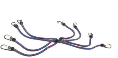 Elastisk bagagestrop med 8 arme – 30 cm