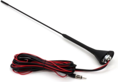 Bilantenne med forstærker og 3 m kabel – 40 cm
