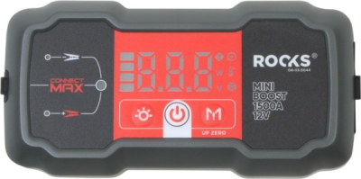 Max-Connect 12 V jumpstarter 1500 A med powerbank