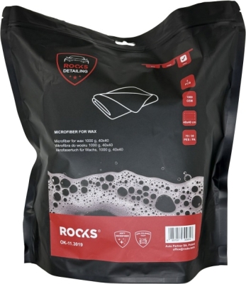 ROOKS Pro mikrofiberklude til voks 40 x 40 cm – 2 stk.