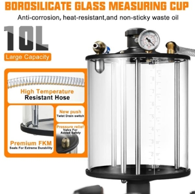 Olieservicestation 70 liter med 61 dele