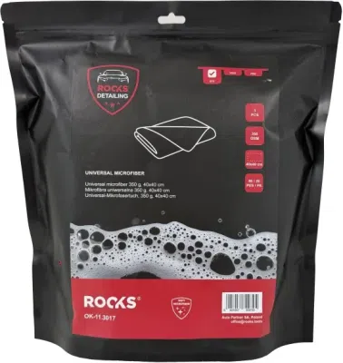 Universelle mikrofiberklude 350 g/m² – 40 × 40 cm, 3 stk.