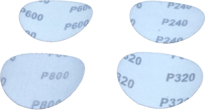 AQ-12 velcro-slibeskiver Ø75 mm – korn 240/320/600/800