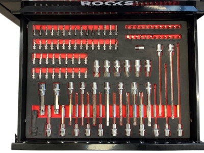 Home Garage værkstedsvogn med 257 dele og 7 skuffer