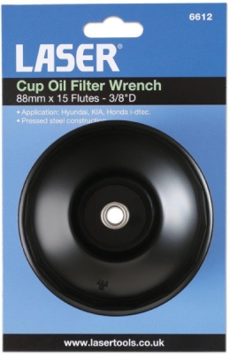 Oliefiltertop 88 mm med 15 spor til Honda