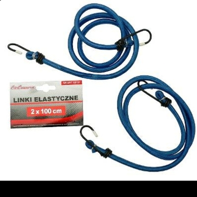 Dobbelt elastisk bagagestrop 2 x 100 cm