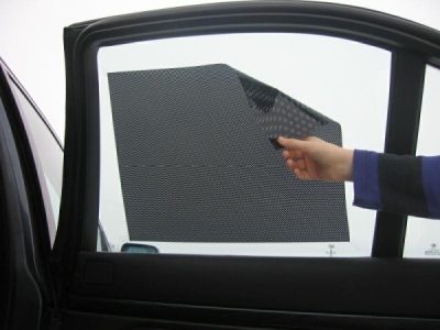 Statisk solfilm til sideruder 42 x 38 cm