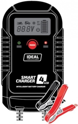 Smart Charger 4 LCD – intelligent batterilader 6/12 V, 4 A