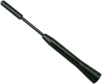 Antennepisk i metal – 14 cm med 2 kabler