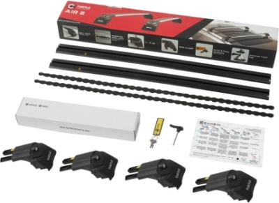 Air2 F-Kit komplet tagbøjlesæt 86–90 cm – sort