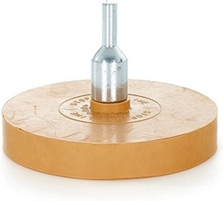 Gummiskive til fjernelse af limrester med adapter – 90 mm