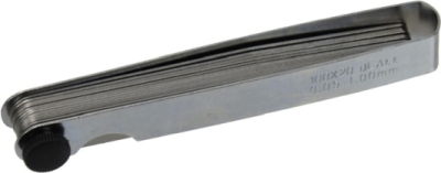 Bladfølermåler med 20 blade 0,05-1,00 mm