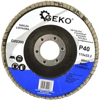 GEKO lamelslibeskive 115 mm P40