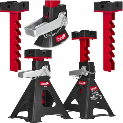 Støttebukke 3 ton med låsesplit – 275-430 mm, 2 stk.
