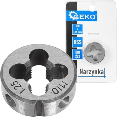 M10 x 1,25 mm gevindbakke i HSS – DIN 223