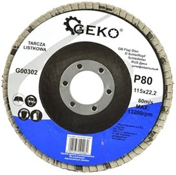 GEKO lamelslibeskive 115 mm P80