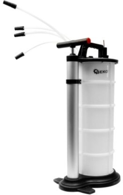 Manuel oliesuger med 9 liters beholder og 5 sugesonder