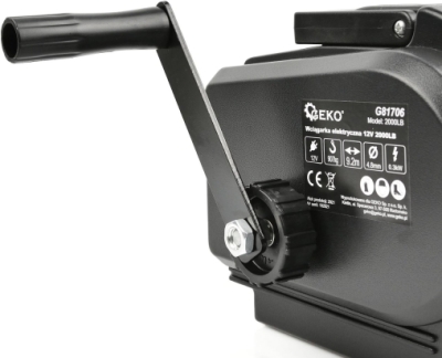 GEKO transportabel elektrisk wirespil 907 kg 12 V