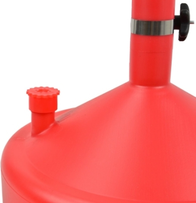 Mobil olieopsamler 30 liter med justerbar højde