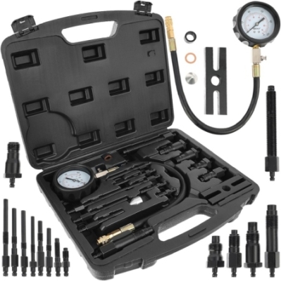 Diesel kompressionstester 0-70 bar med 17 adaptere