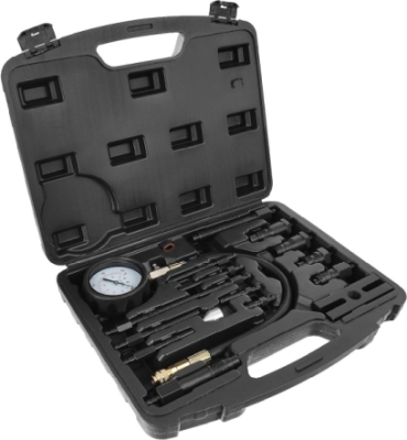 Diesel kompressionstester 0-70 bar med 17 adaptere
